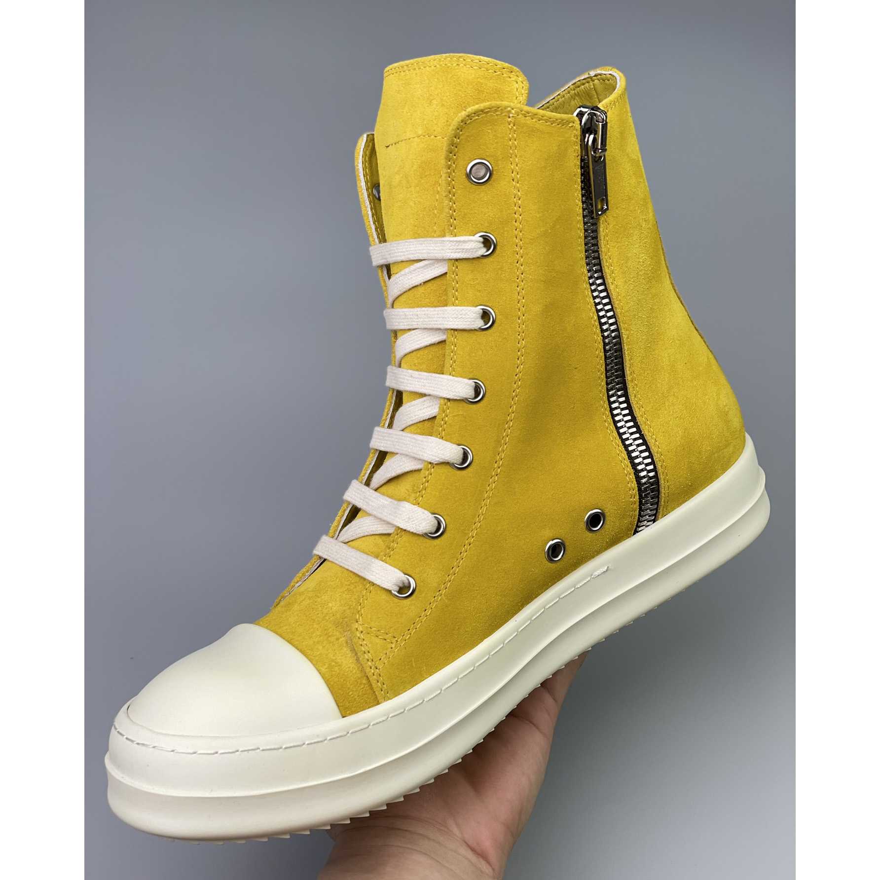 Rick Owens Strobe High-Top Sneakers - PerfectKickZ