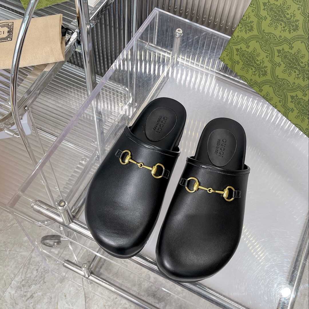 Gucci Horsebit Slip-on Sandal - PerfectKickZ