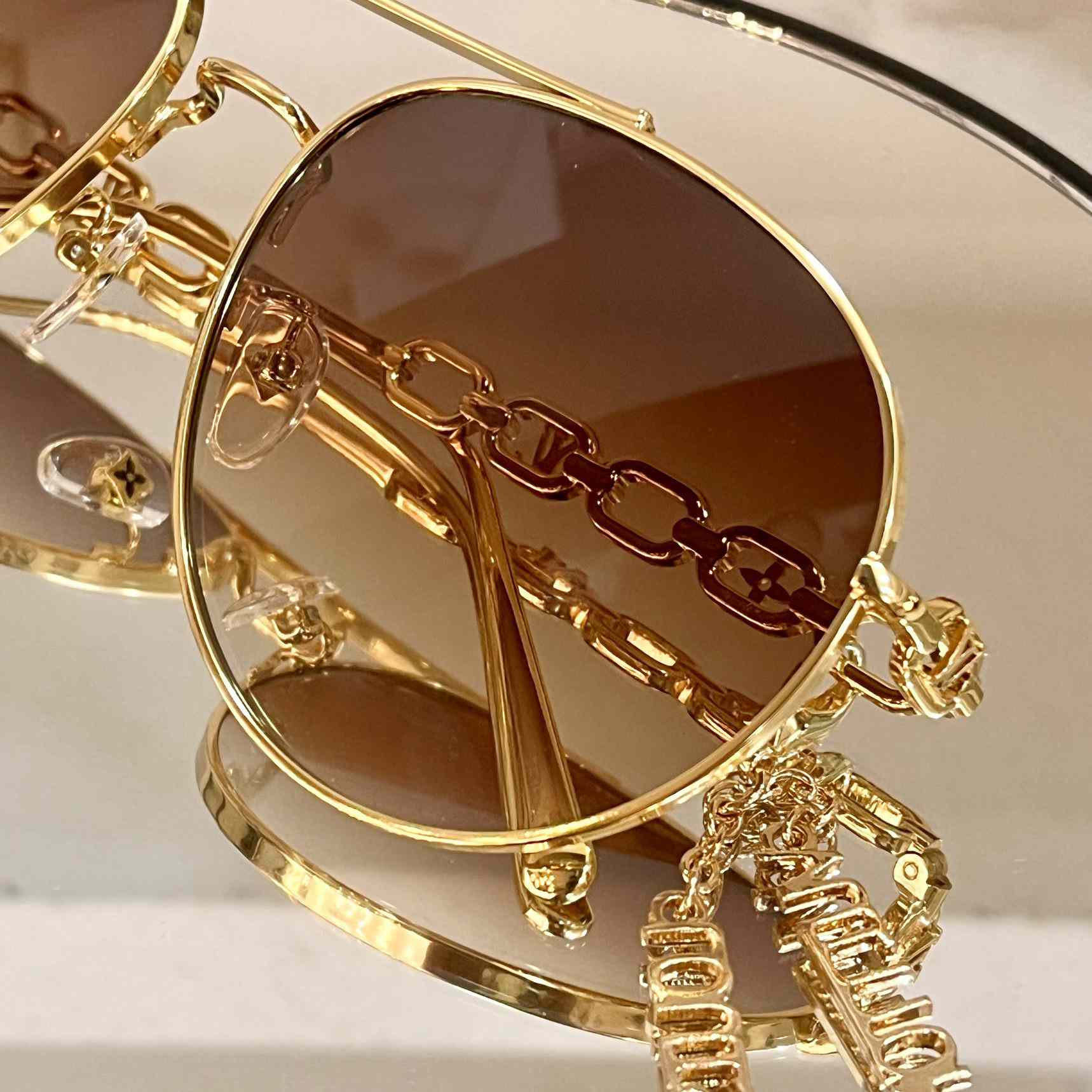 Louis Vuitton My LV Chain Pilot Sunglasses  Z1539W - PerfectKickZ