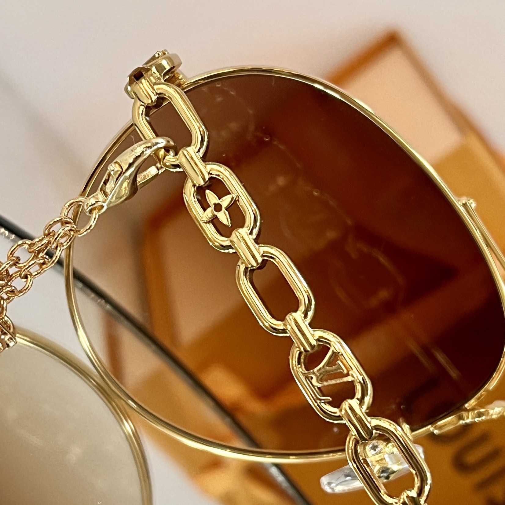 Louis Vuitton My LV Chain Pilot Sunglasses  Z1539W - PerfectKickZ