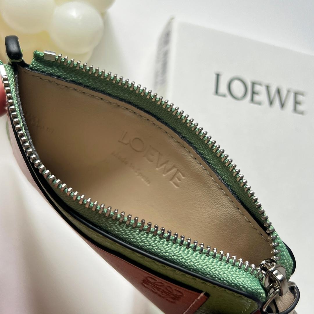 Loewe Coin Cardholder In Soft Grained Calfskin - PerfectKickZ