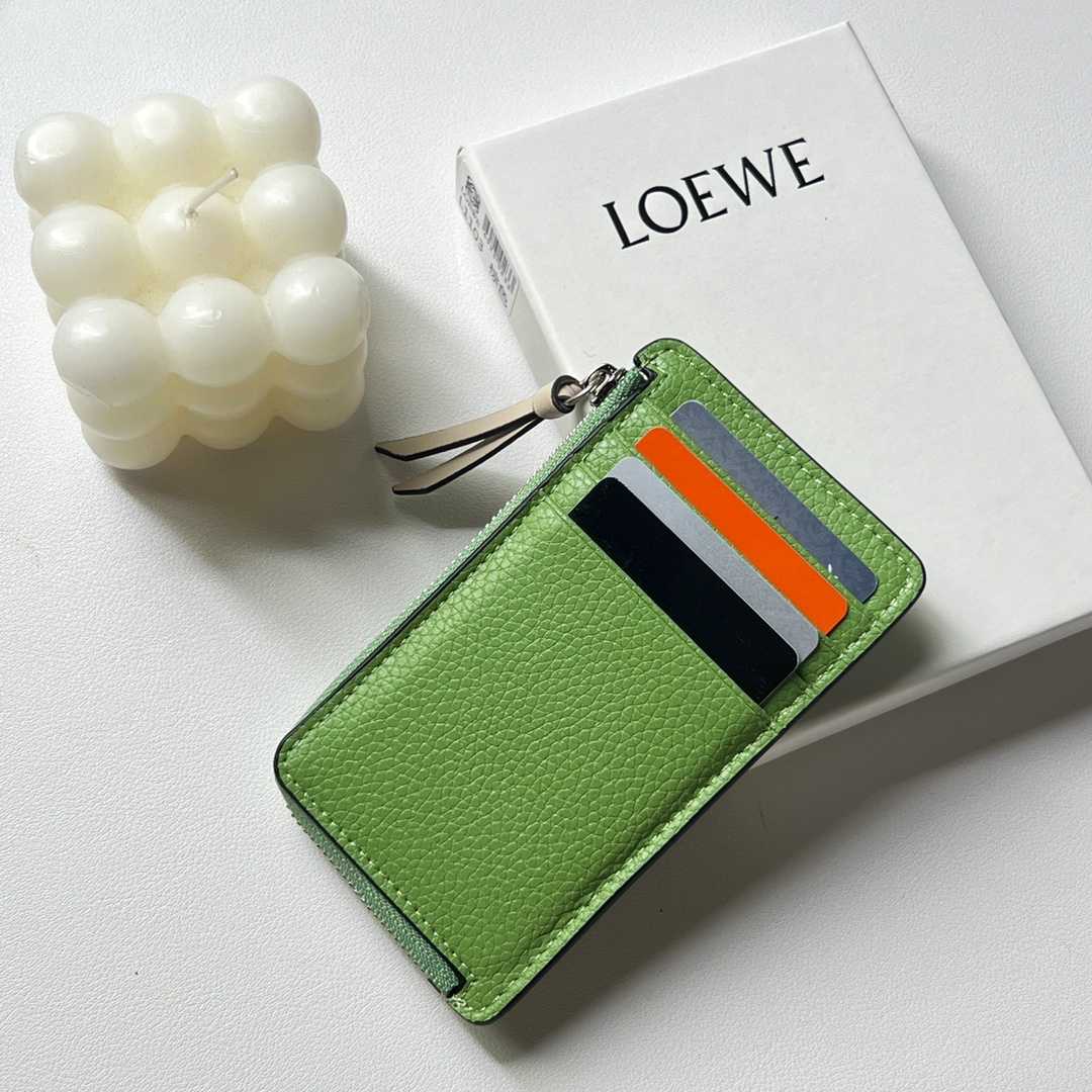 Loewe Coin Cardholder In Soft Grained Calfskin - PerfectKickZ
