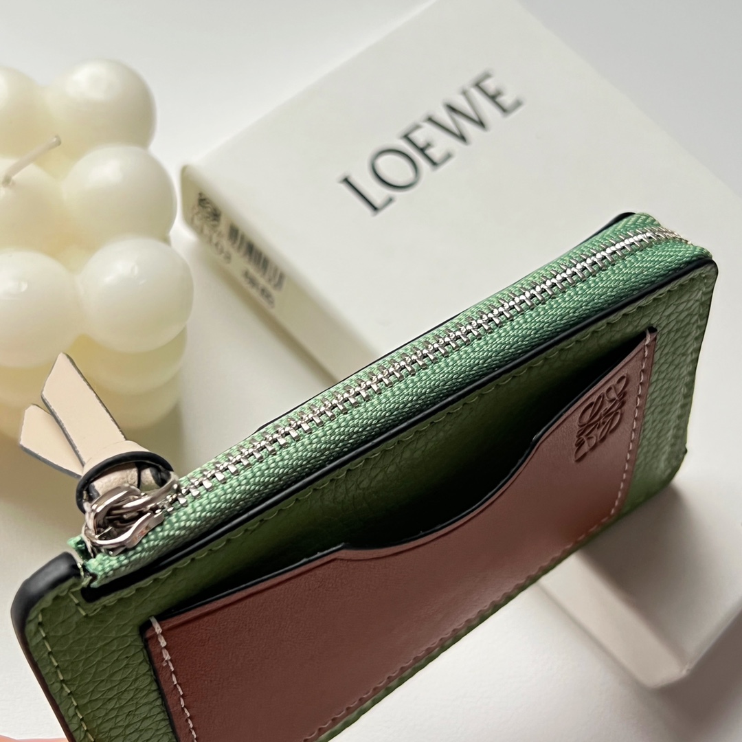 Loewe Coin Cardholder In Soft Grained Calfskin - PerfectKickZ