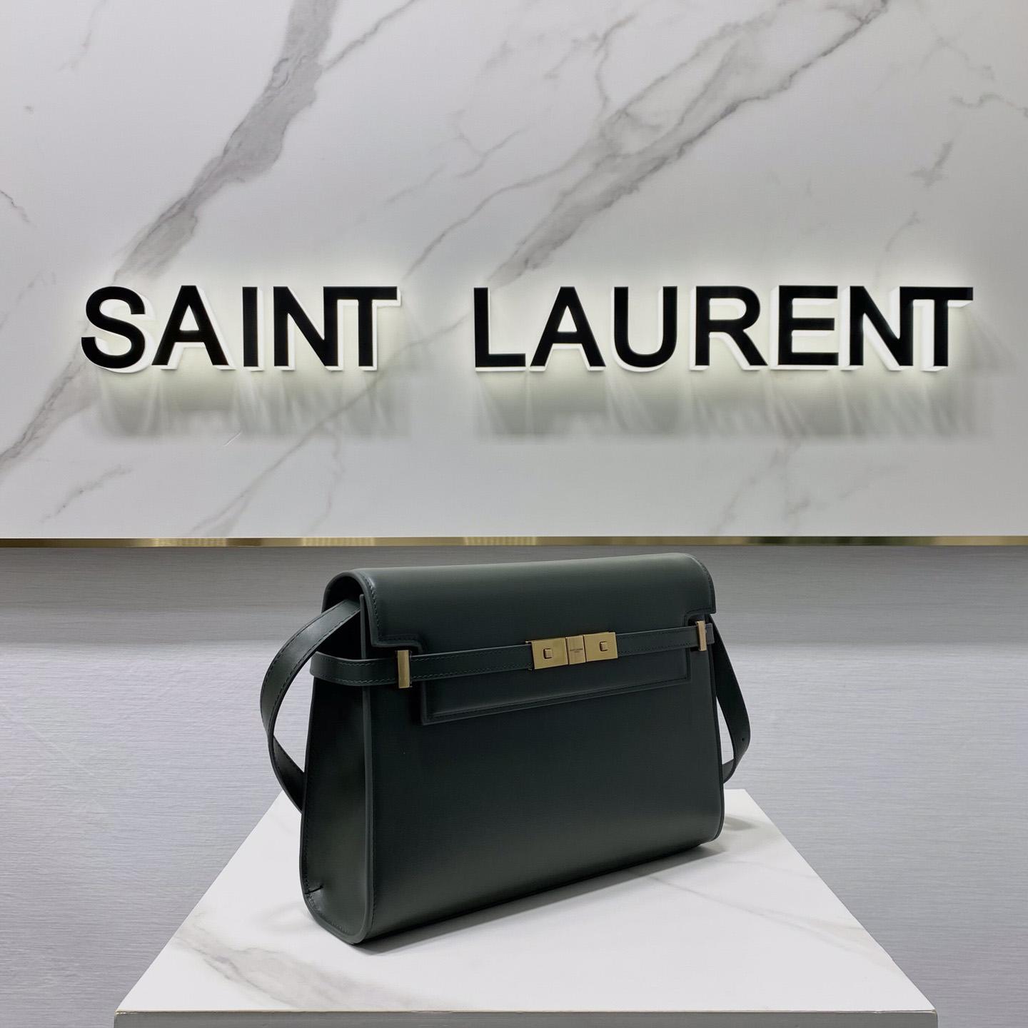 Saint Laurent Manhattan Shoulder Bag In Box Saint Laurent Leather - PerfectKickZ