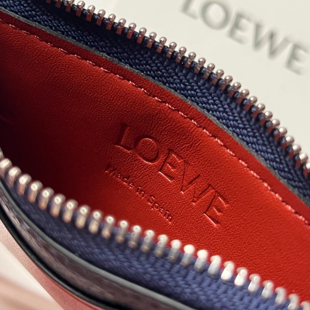 Loewe Coin Cardholder In Soft Grained Calfskin - PerfectKickZ