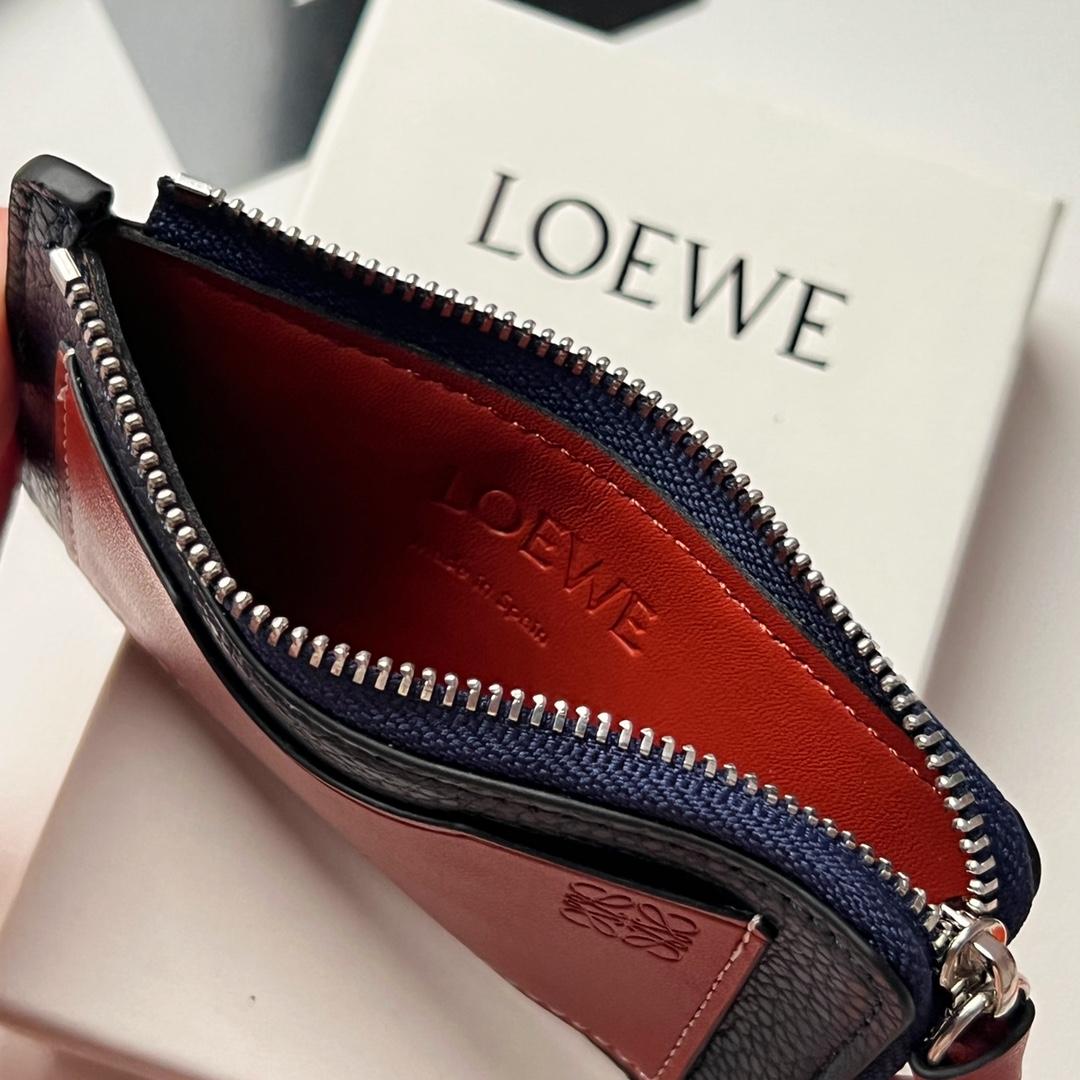 Loewe Coin Cardholder In Soft Grained Calfskin - PerfectKickZ