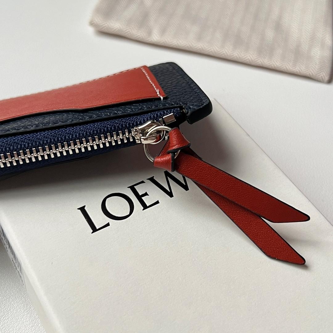 Loewe Coin Cardholder In Soft Grained Calfskin - PerfectKickZ