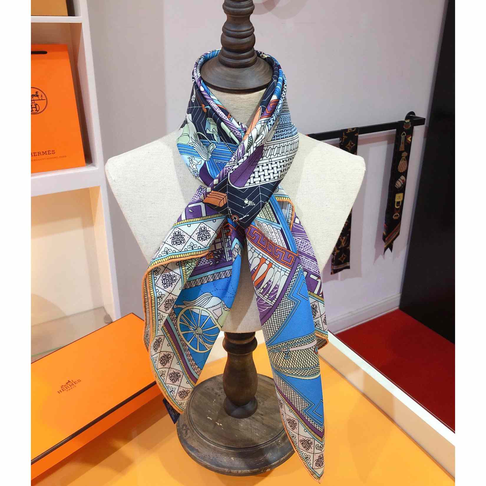 Hermes Objets De Curiosite Scarf 90 - PerfectKickZ