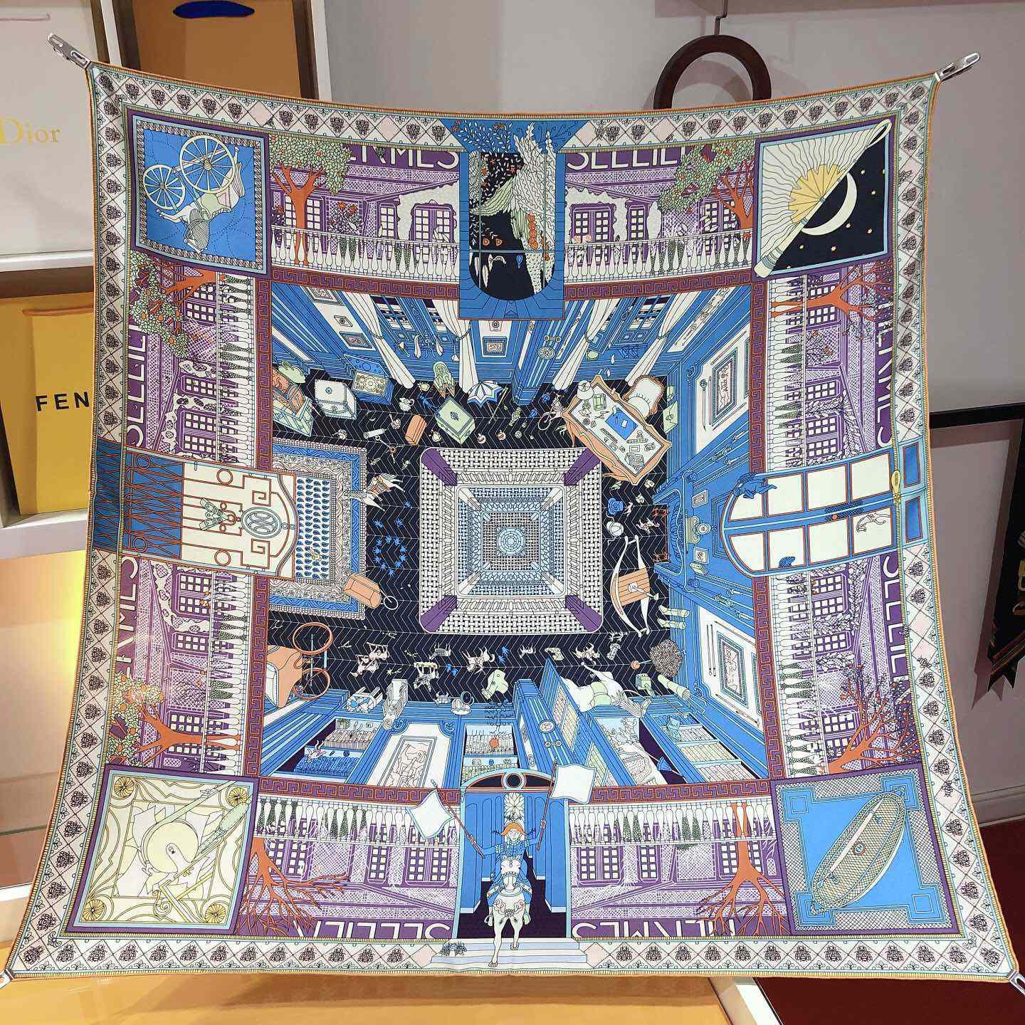 Hermes Objets De Curiosite Scarf 90 - PerfectKickZ