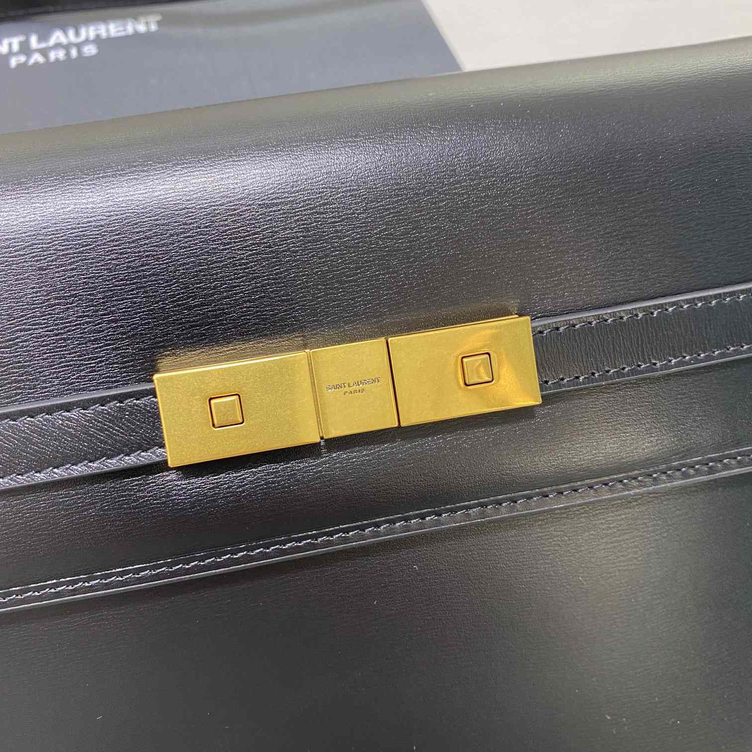 Saint Laurent Manhattan Shoulder Bag In Box Saint Laurent Leather - PerfectKickZ