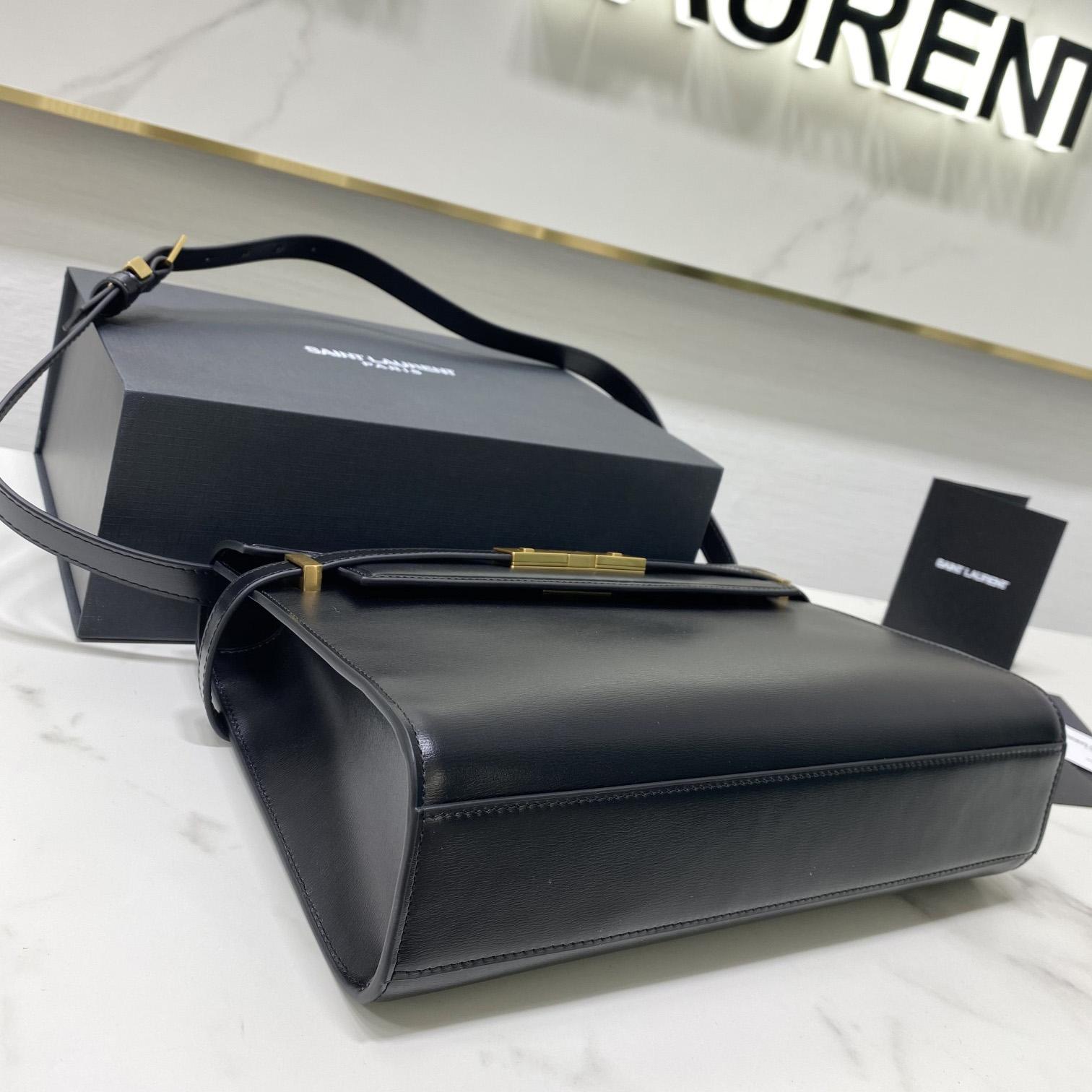 Saint Laurent Manhattan Shoulder Bag In Box Saint Laurent Leather - PerfectKickZ