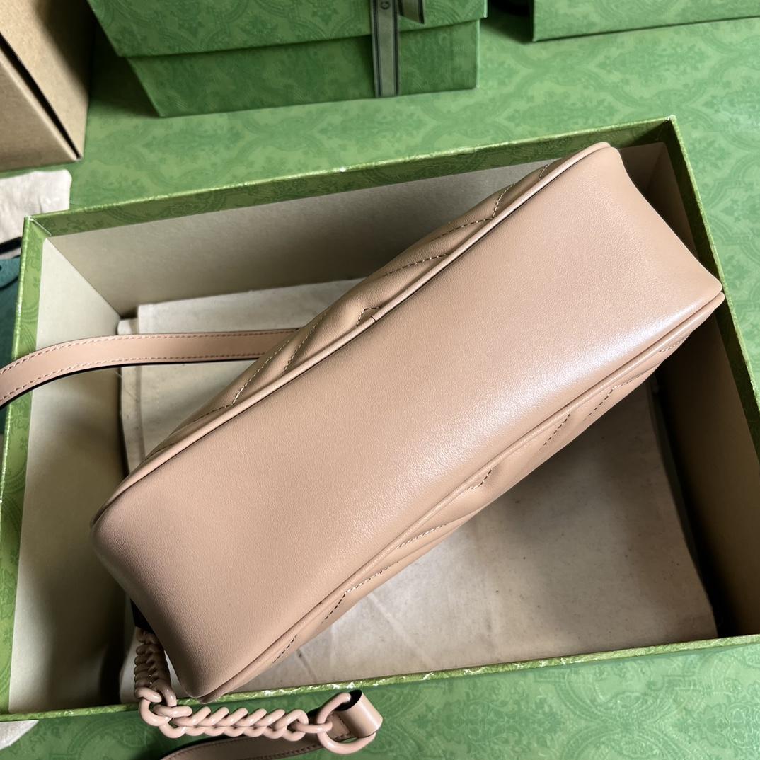 Gucci GG Marmont Matelassé Shoulder Bag(24*13*7cm) - PerfectKickZ