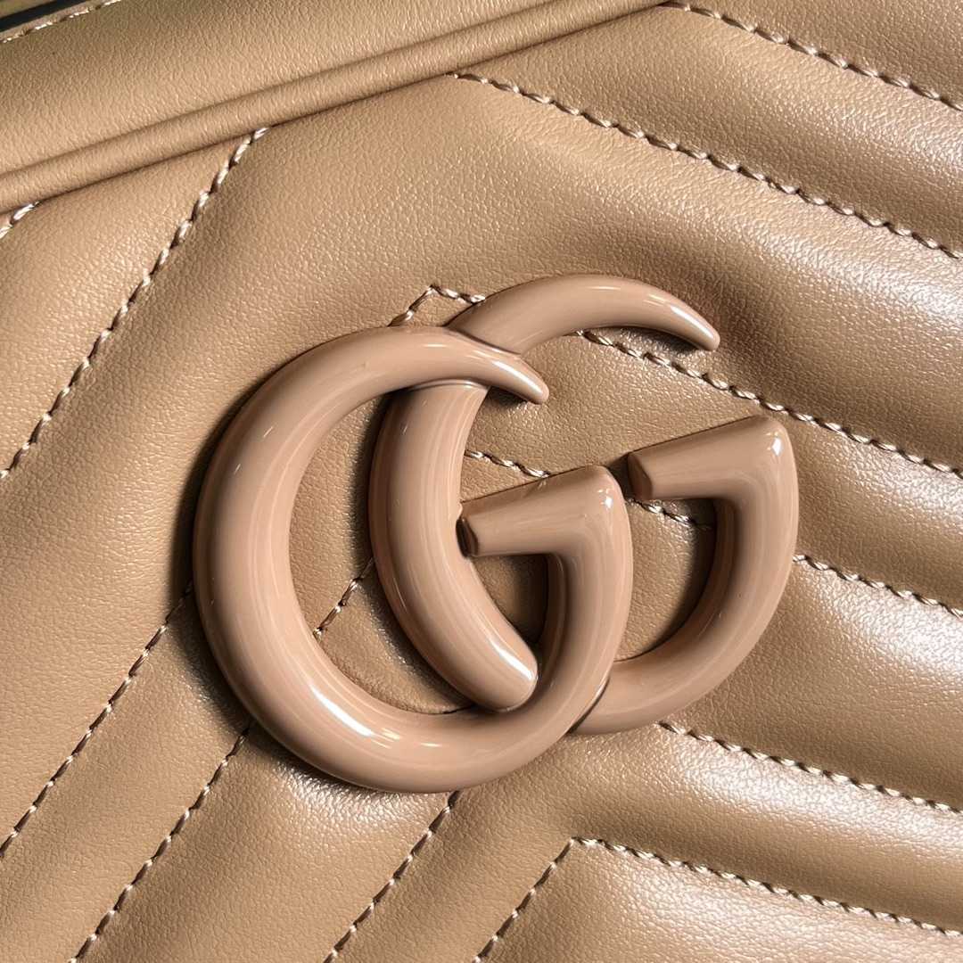 Gucci GG Marmont Matelassé Shoulder Bag(24*13*7cm) - PerfectKickZ