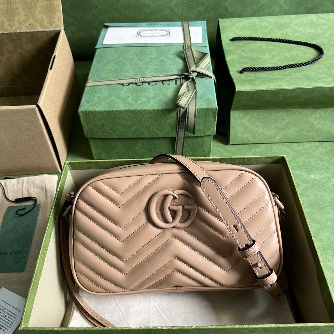 Gucci GG Marmont Matelassé Shoulder Bag(24*13*7cm) - PerfectKickZ