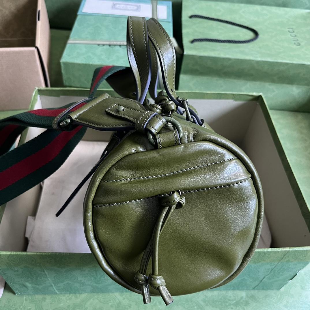 Gucci Small Duffle Bag With Tonal Double G(28.5-16-16cm) - PerfectKickZ