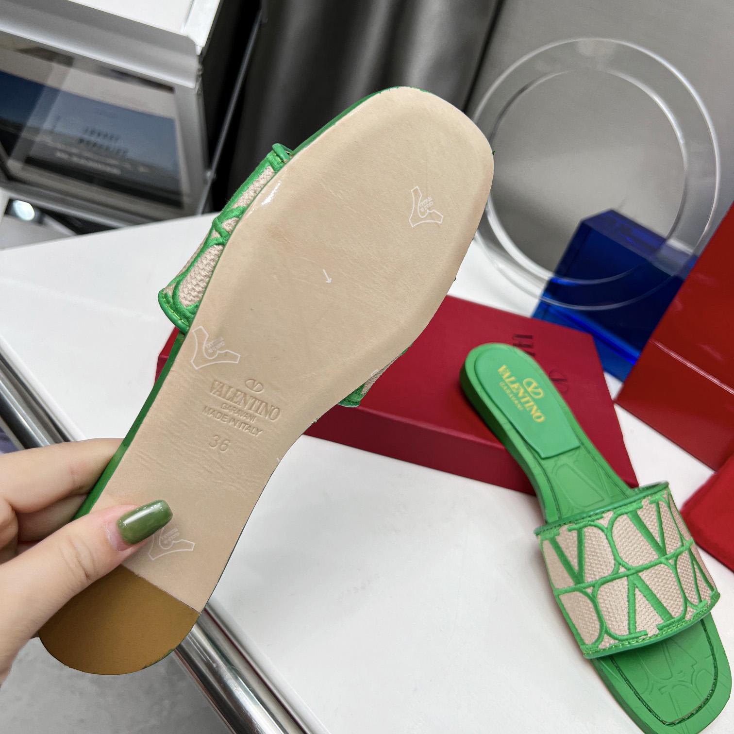 Valenti Toile Iconographe Slide Sandal  - PerfectKickZ