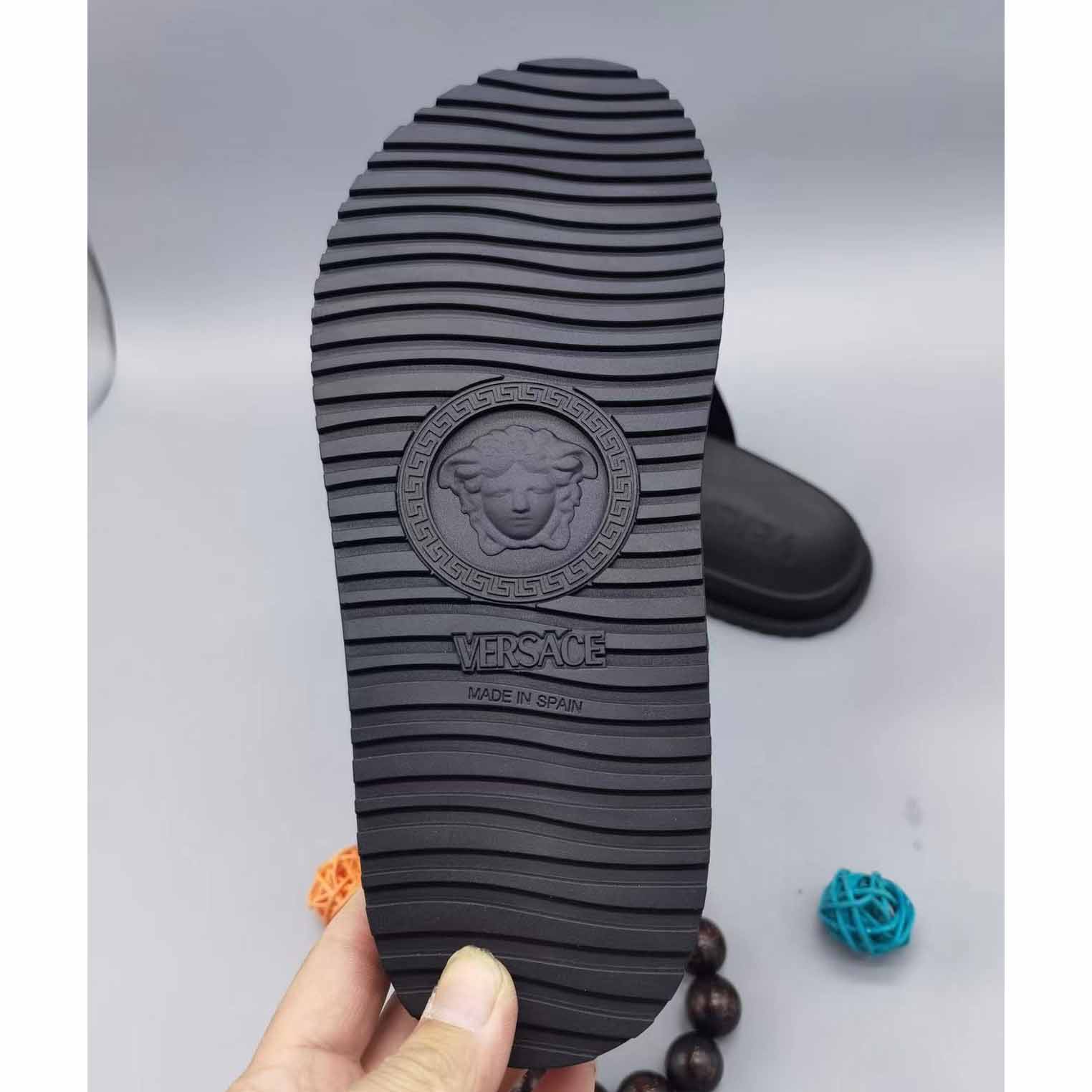 Versace Medusa Plaque Flip-Flop - PerfectKickZ