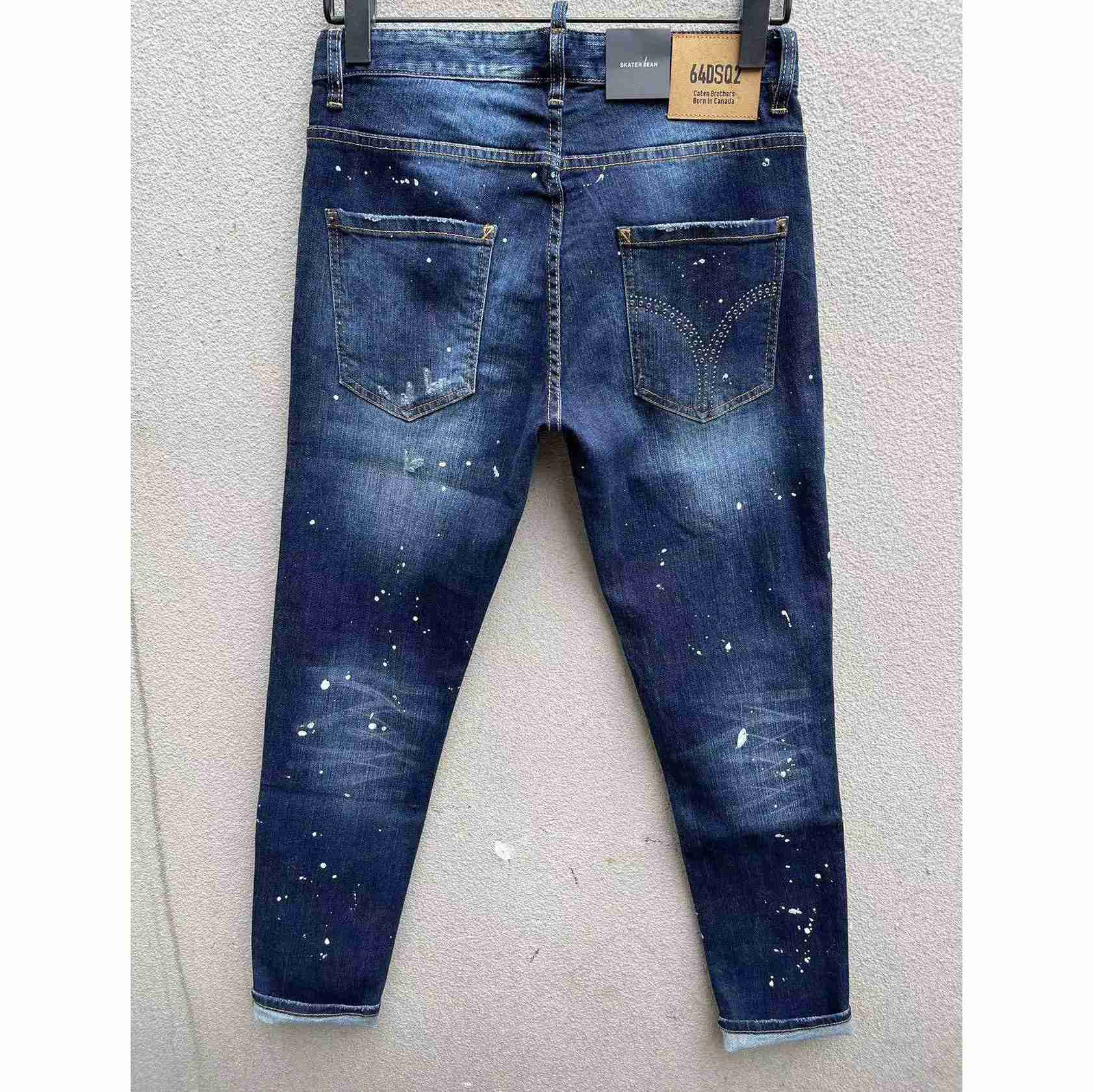 Dsquared2 Navy Blue 'Skater' Jeans    DSQ113 - PerfectKickZ
