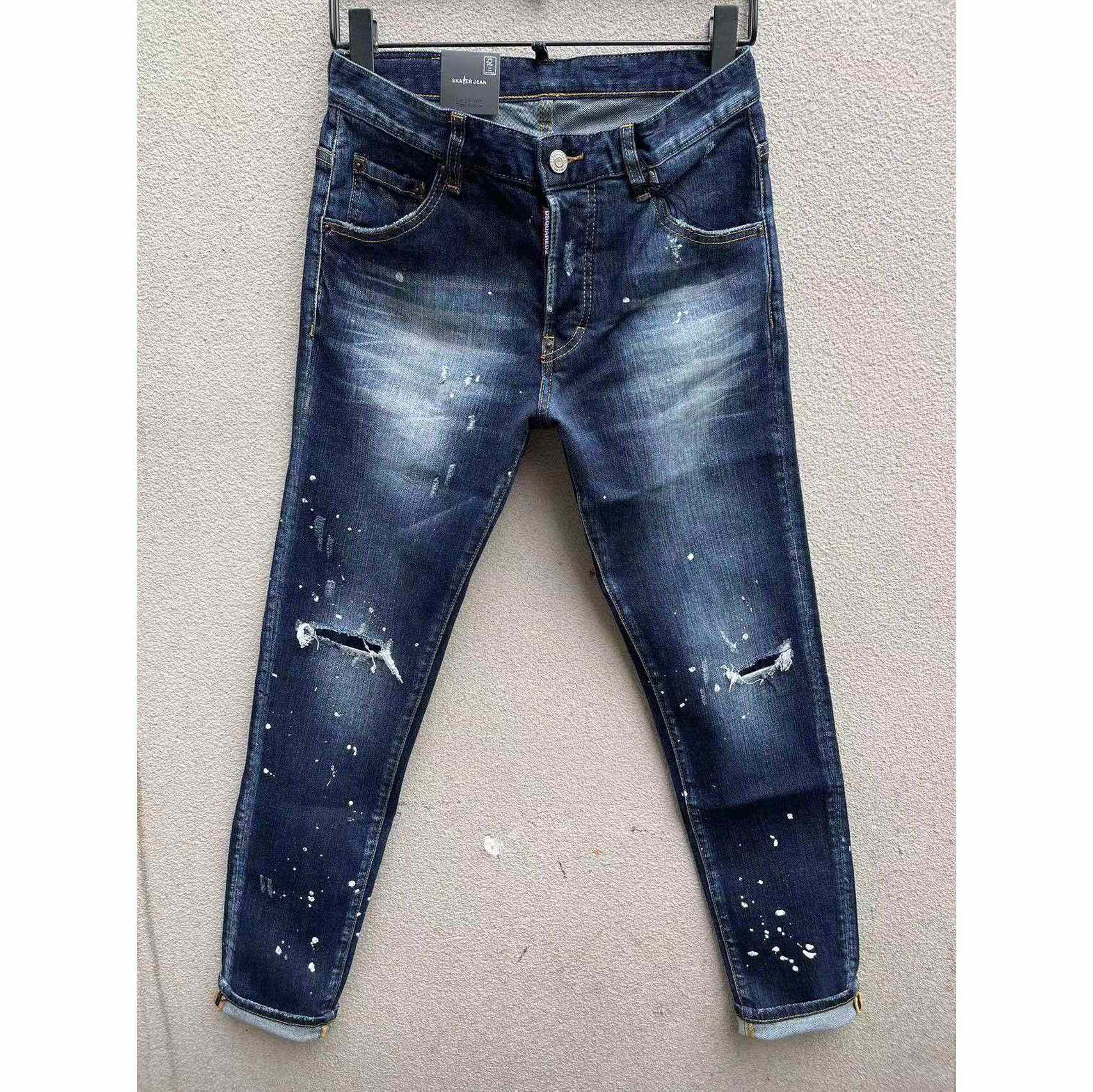 Dsquared2 Navy Blue 'Skater' Jeans    DSQ113 - PerfectKickZ