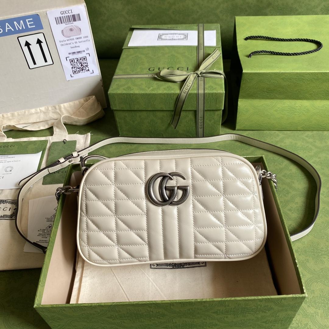 Gucci GG Marmont Small Shoulder Bag(24-12-7cm) - PerfectKickZ