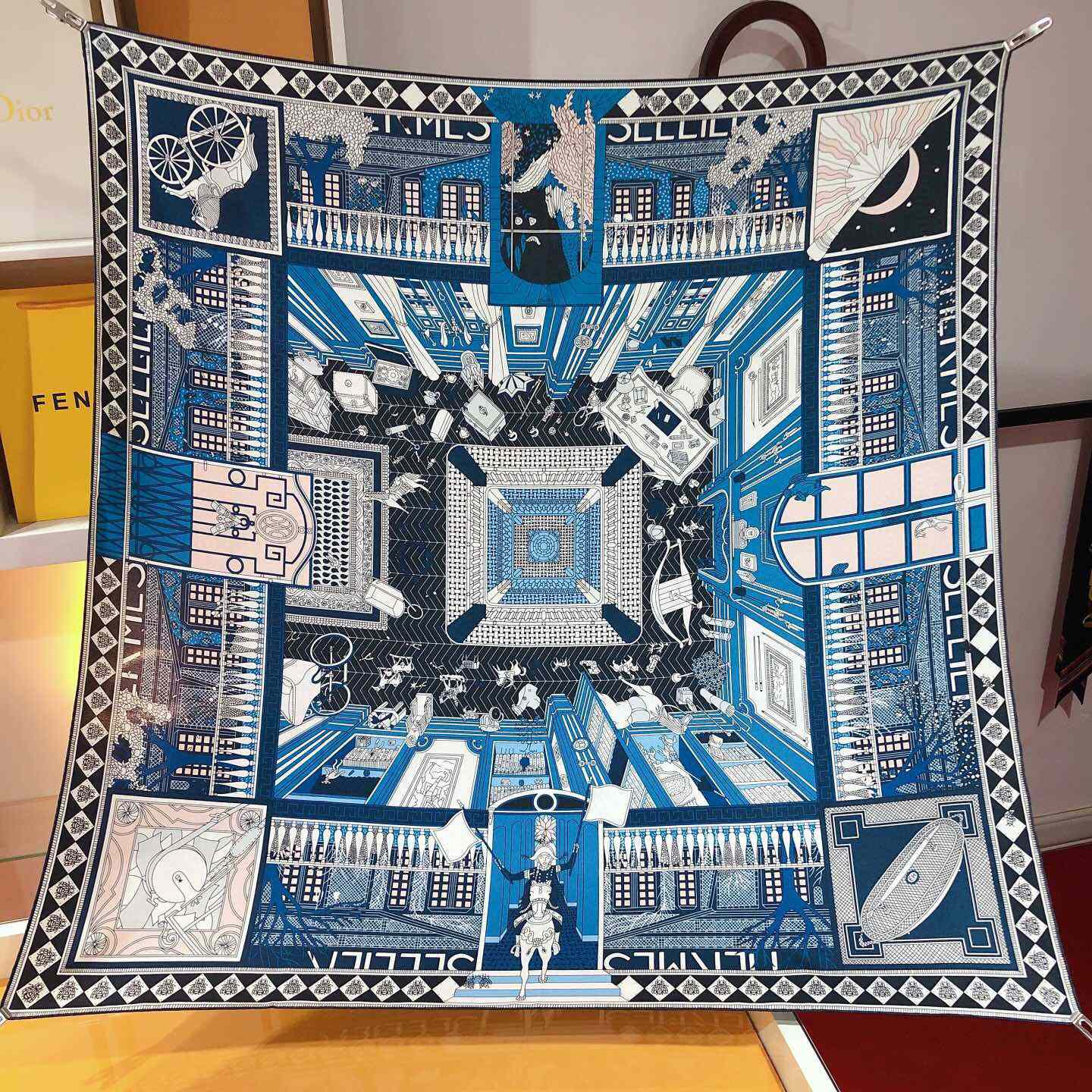 Hermes Objets De Curiosite Scarf 90 - PerfectKickZ