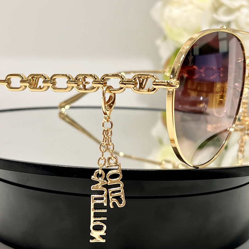 Louis Vuitton My LV Chain Pilot Sunglasses  Z1648W - PerfectKickZ