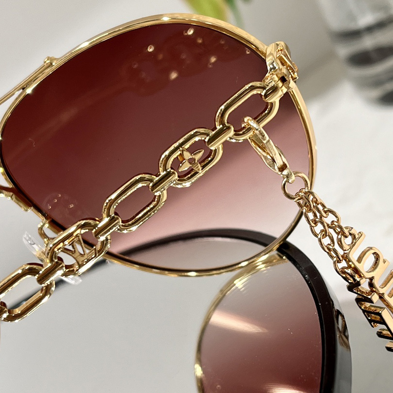 Louis Vuitton My LV Chain Pilot Sunglasses  Z1648W - PerfectKickZ