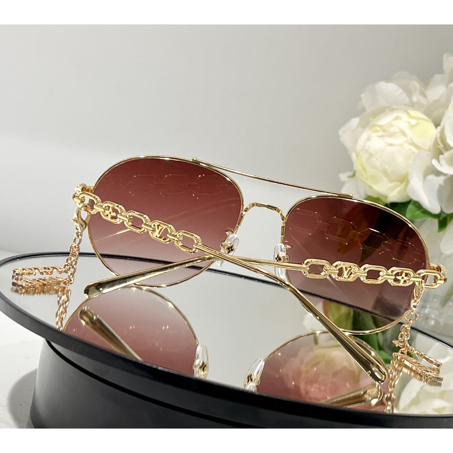 Louis Vuitton My LV Chain Pilot Sunglasses  Z1648W - PerfectKickZ