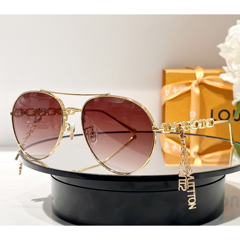 Louis Vuitton My LV Chain Pilot Sunglasses  Z1648W - PerfectKickZ