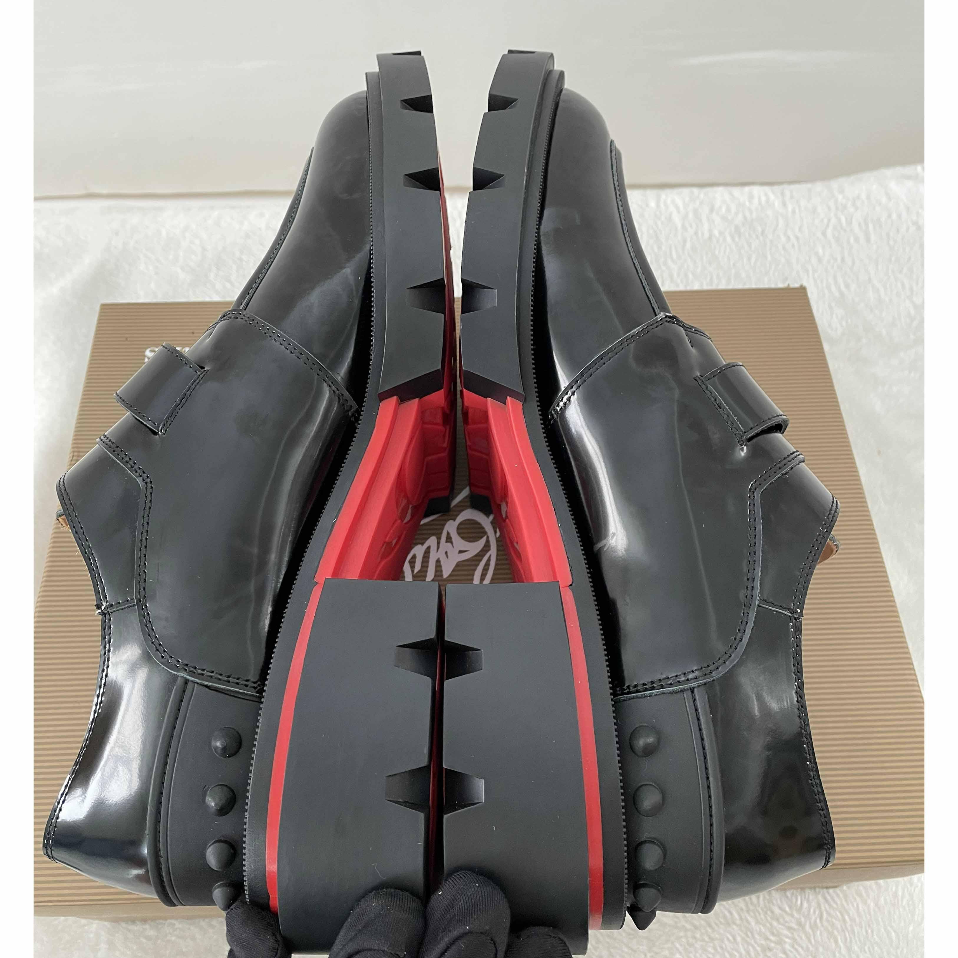 Christian Louboutin Men's Our Georges B Flat Chunky Loafers - PerfectKickZ