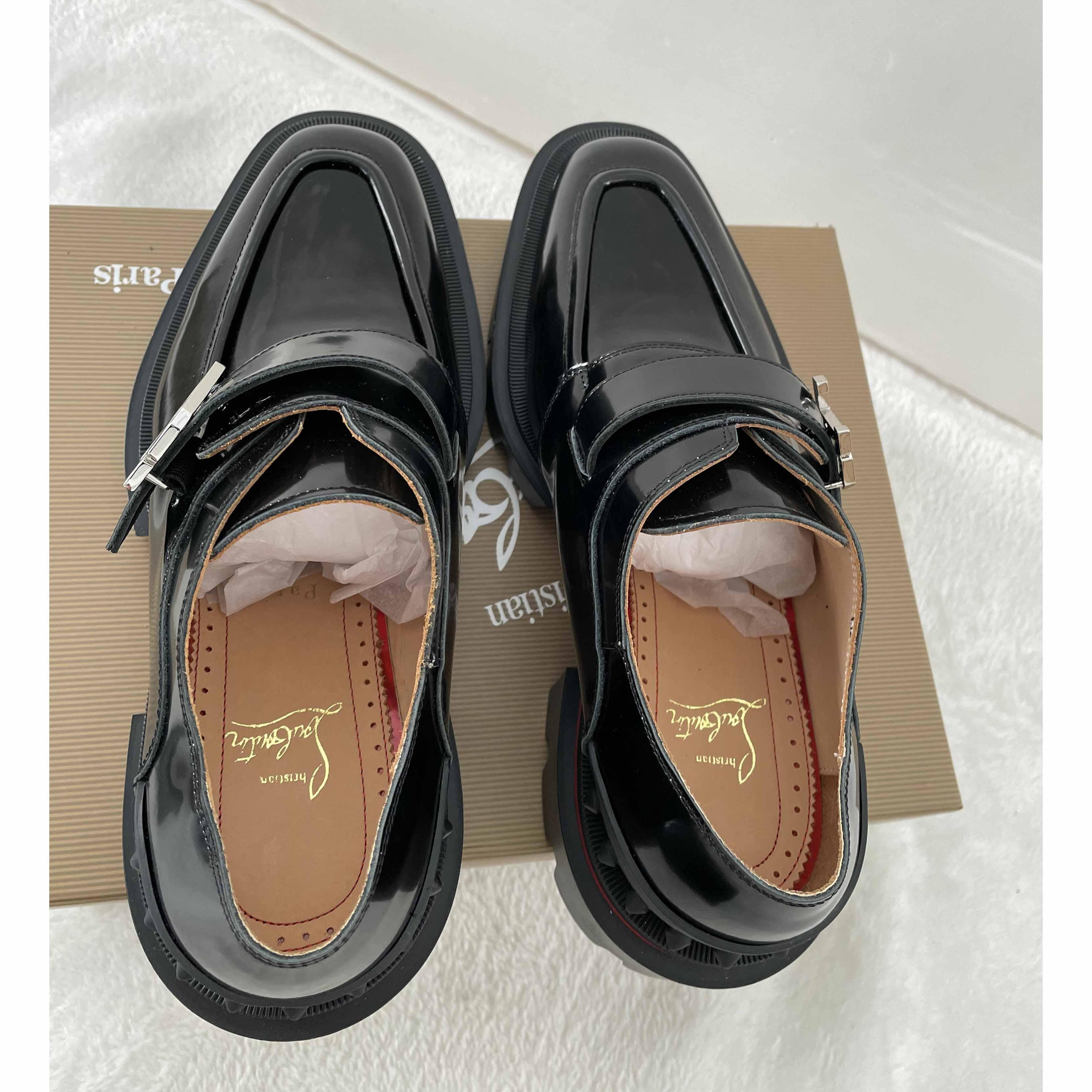 Christian Louboutin Men's Our Georges B Flat Chunky Loafers - PerfectKickZ