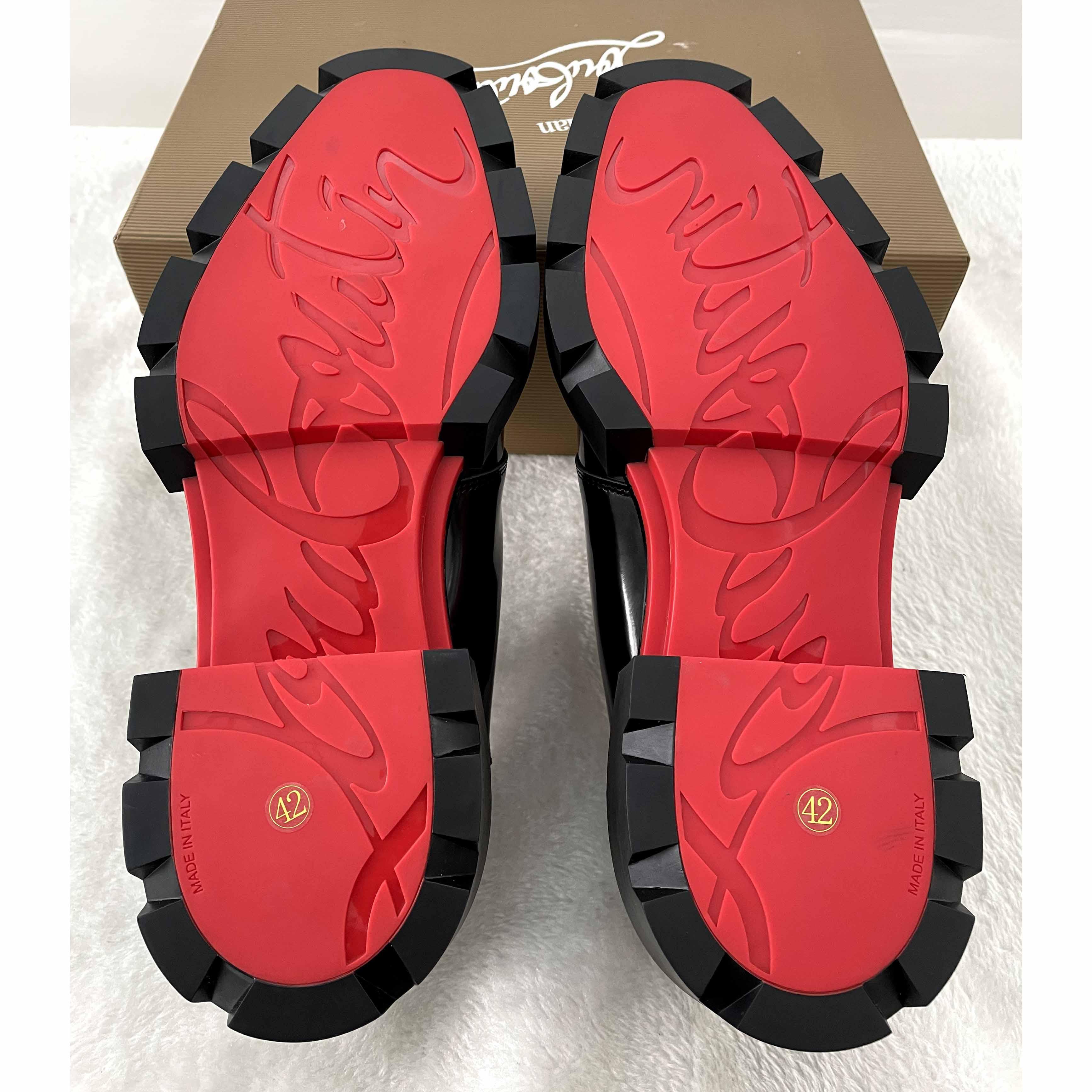 Christian Louboutin Men's Our Georges B Flat Chunky Loafers - PerfectKickZ
