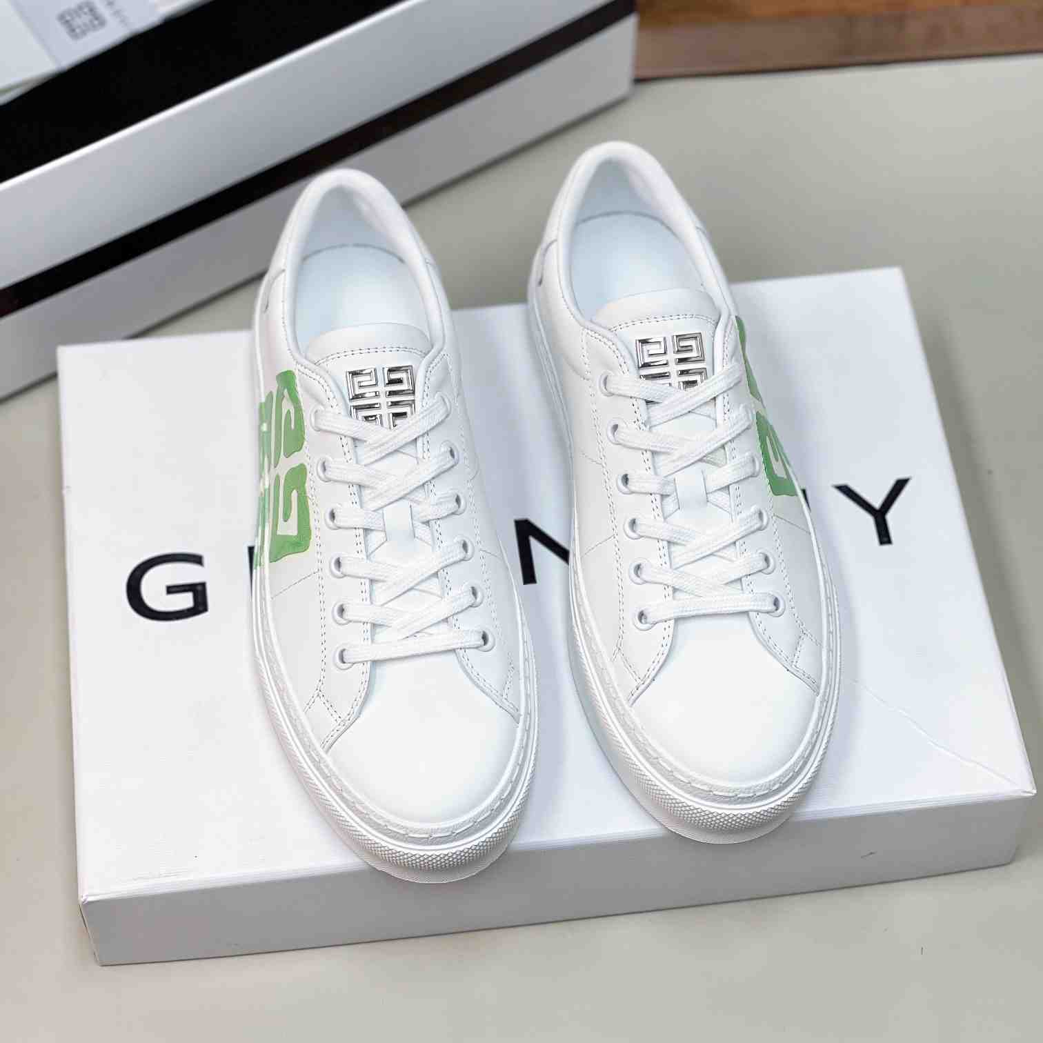 Givenchy City Sport Sneakers In Leather - PerfectKickZ