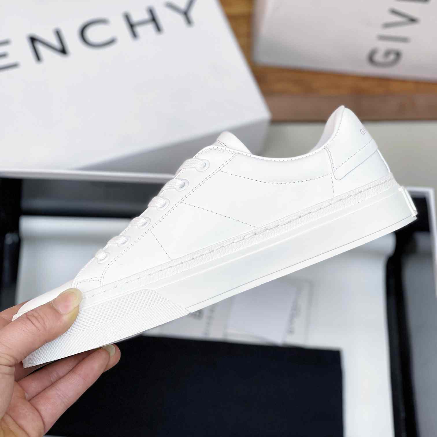 Givenchy City Sport Sneakers In Leather - PerfectKickZ