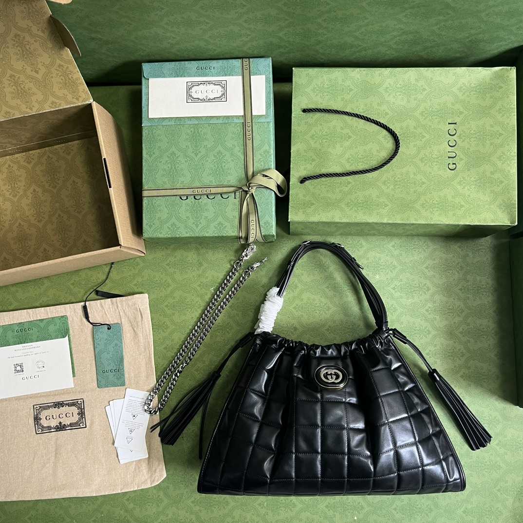 Gucci Deco Medium Tote Bag(43-28-8cm) - PerfectKickZ