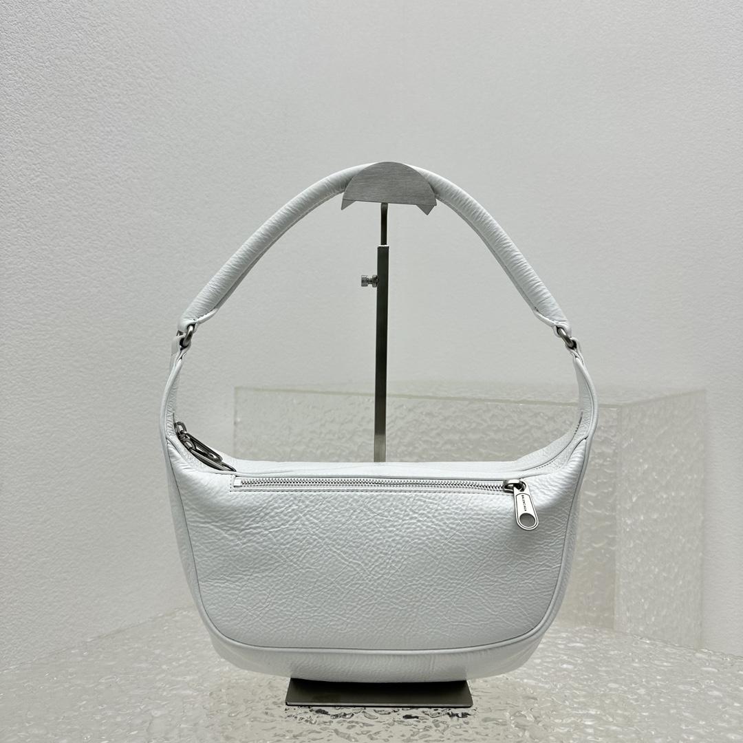 Balenciaga Raver Medium Bag With Handle In White - PerfectKickZ