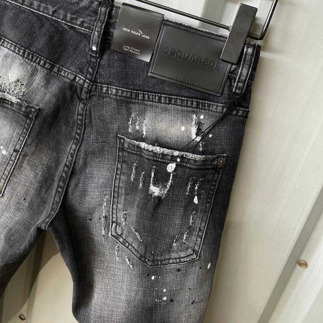 Dsquared2  Mid Wash Distressed Jeans   9136 - PerfectKickZ