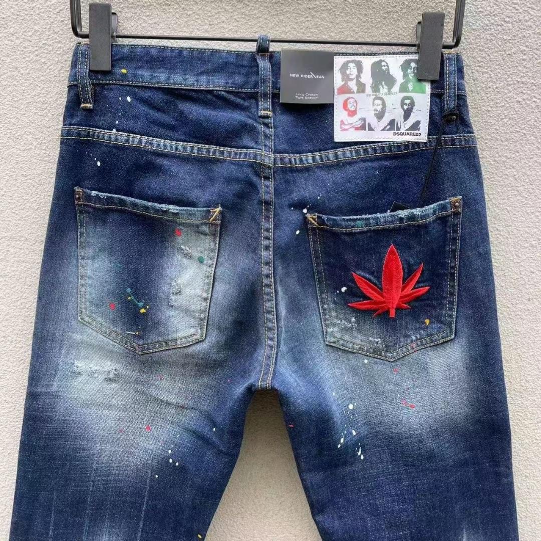 Dsquared2 Paint-splatter Slim-cut Jeans   DSQ111 - PerfectKickZ