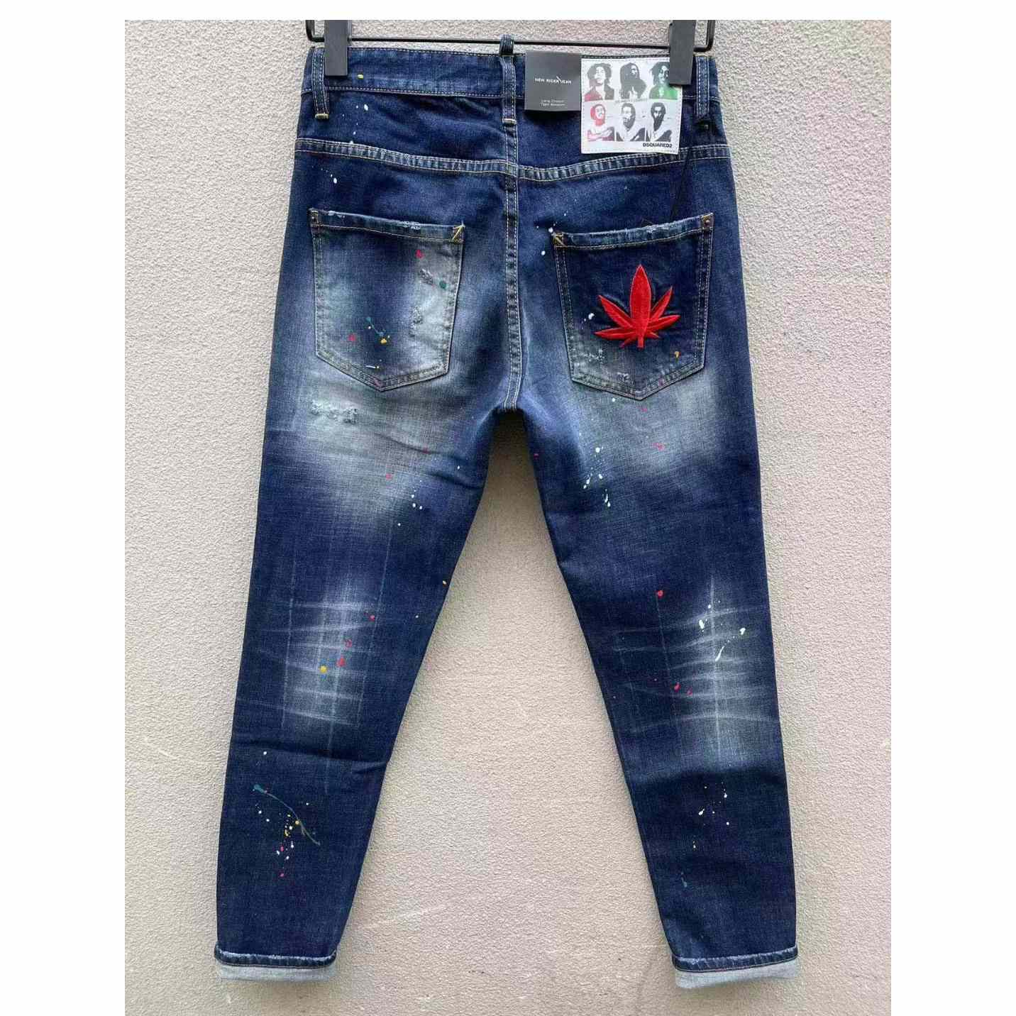 Dsquared2 Paint-splatter Slim-cut Jeans   DSQ111 - PerfectKickZ