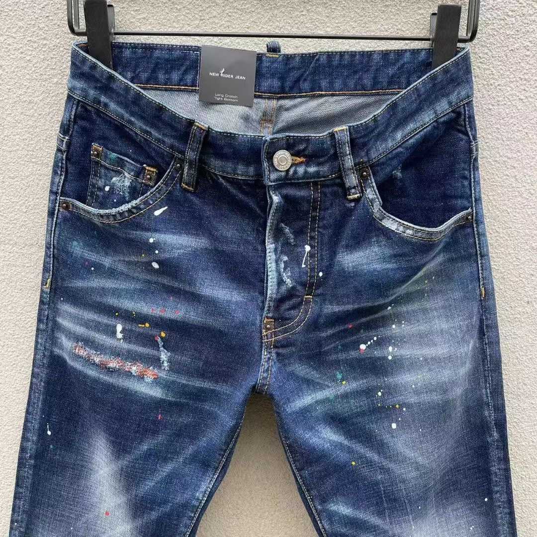 Dsquared2 Paint-splatter Slim-cut Jeans   DSQ111 - 