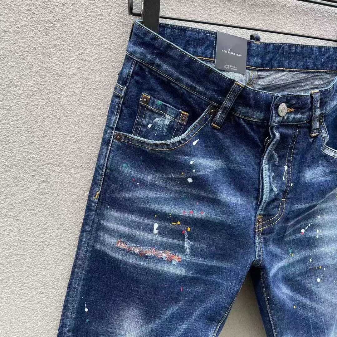 Dsquared2 Paint-splatter Slim-cut Jeans   DSQ111 - 