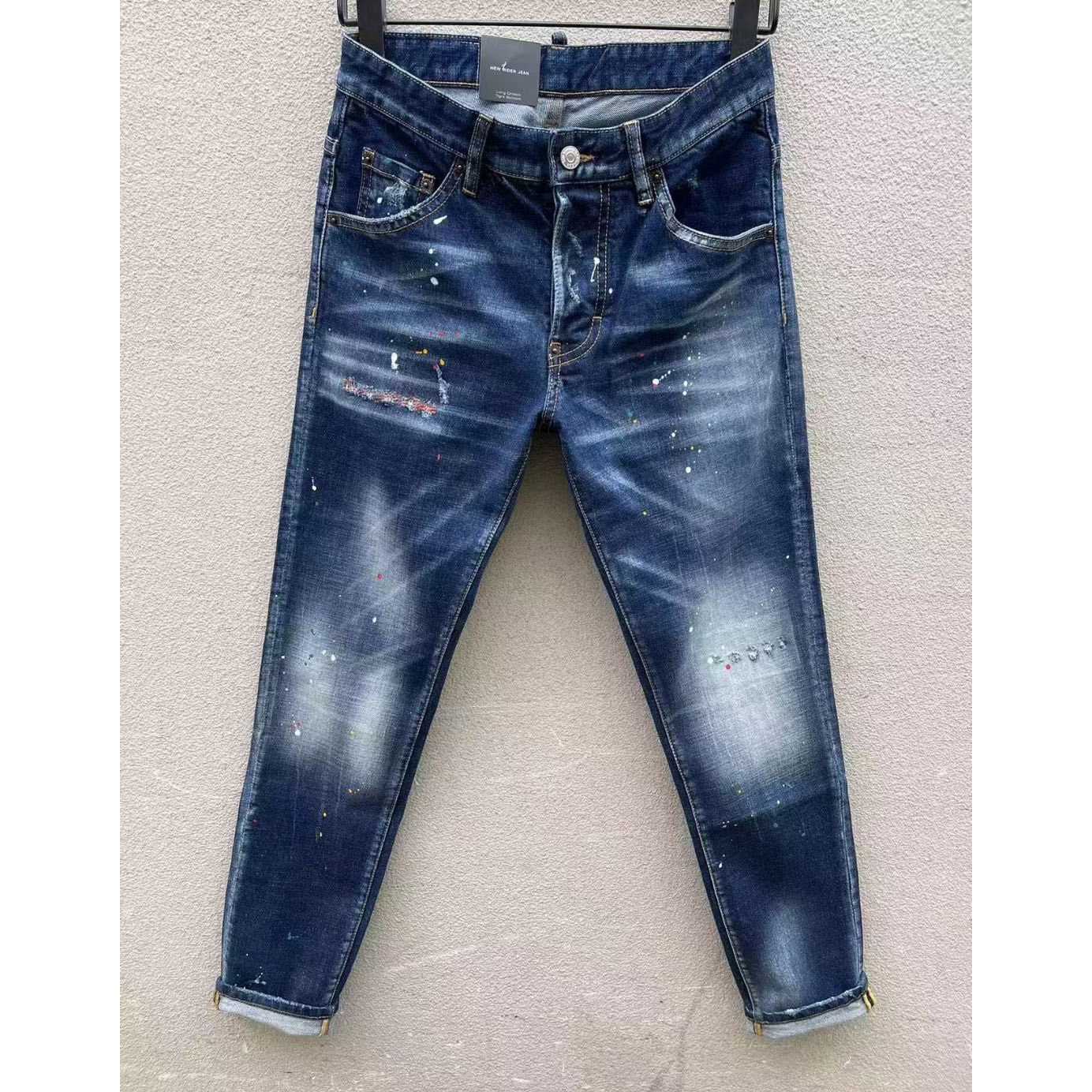 Dsquared2 Paint-splatter Slim-cut Jeans   DSQ111 - PerfectKickZ