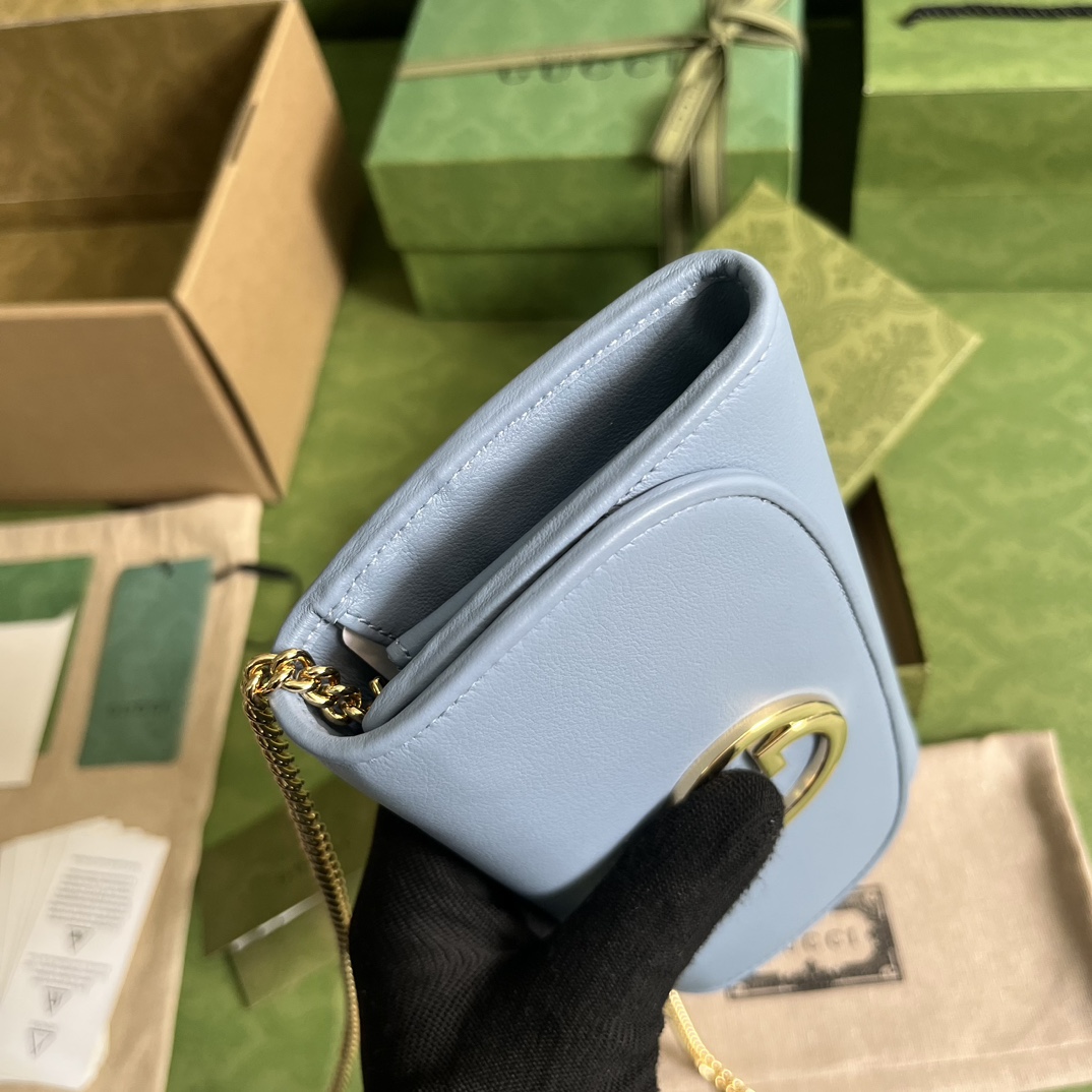 Gucci Blondie Continental Chain Wallet(21x10.5cm) - PerfectKickZ