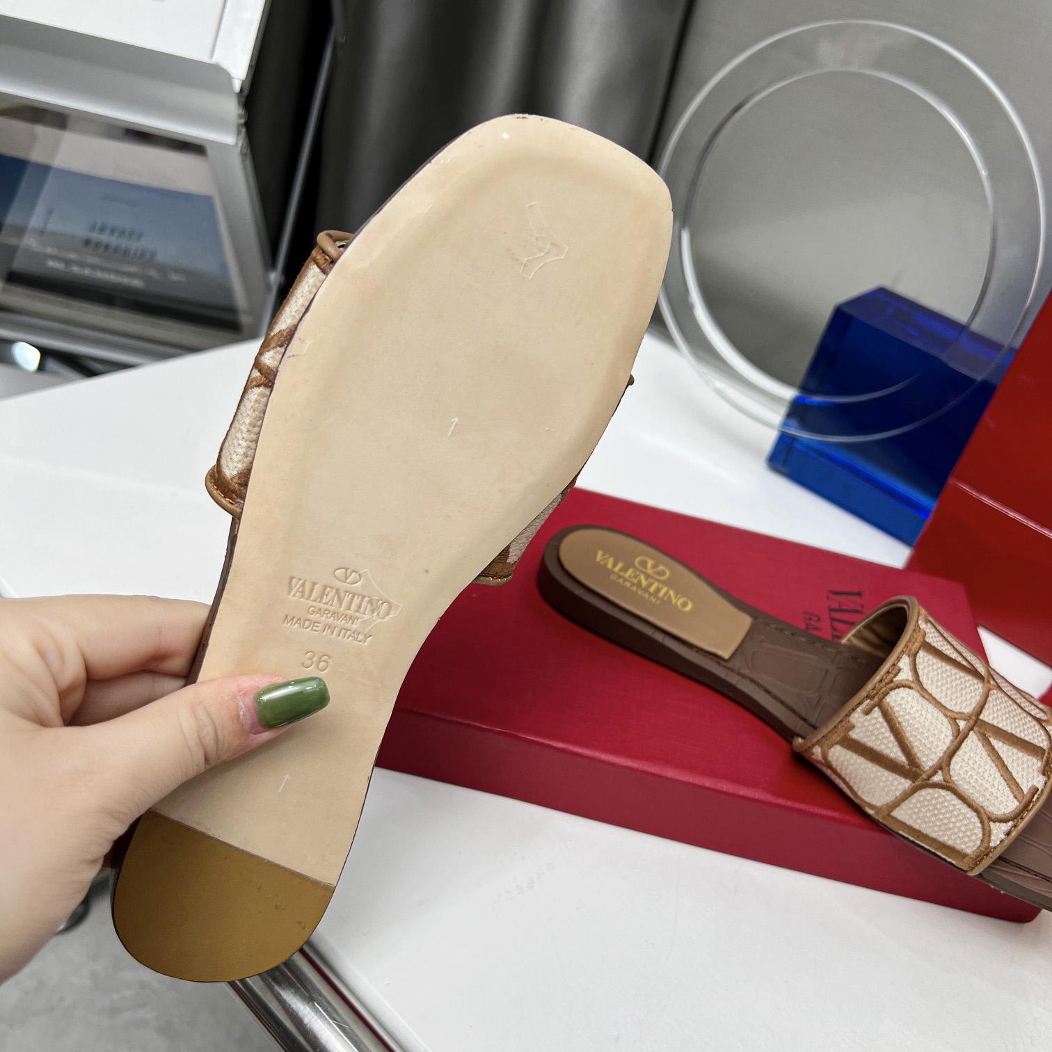 Valenti Toile Iconographe Slide Sandal  - PerfectKickZ