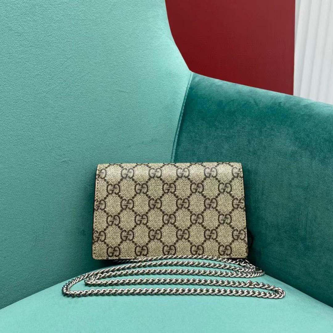Gucci Dionysus GG Supreme Super Mini Bag(16.5-10-4cm)   476432 - PerfectKickZ