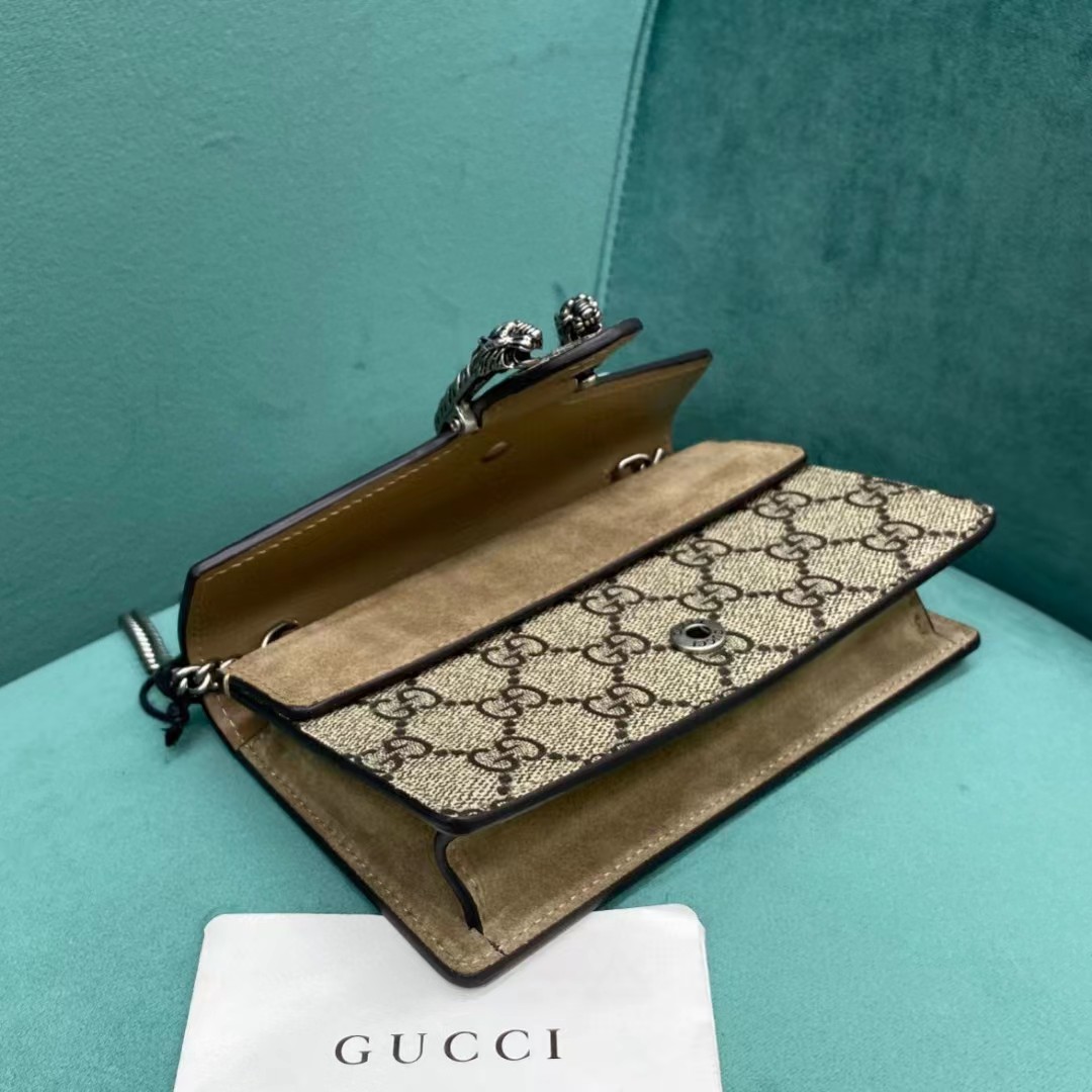 Gucci Dionysus GG Supreme Super Mini Bag(16.5-10-4cm)   476432 - PerfectKickZ