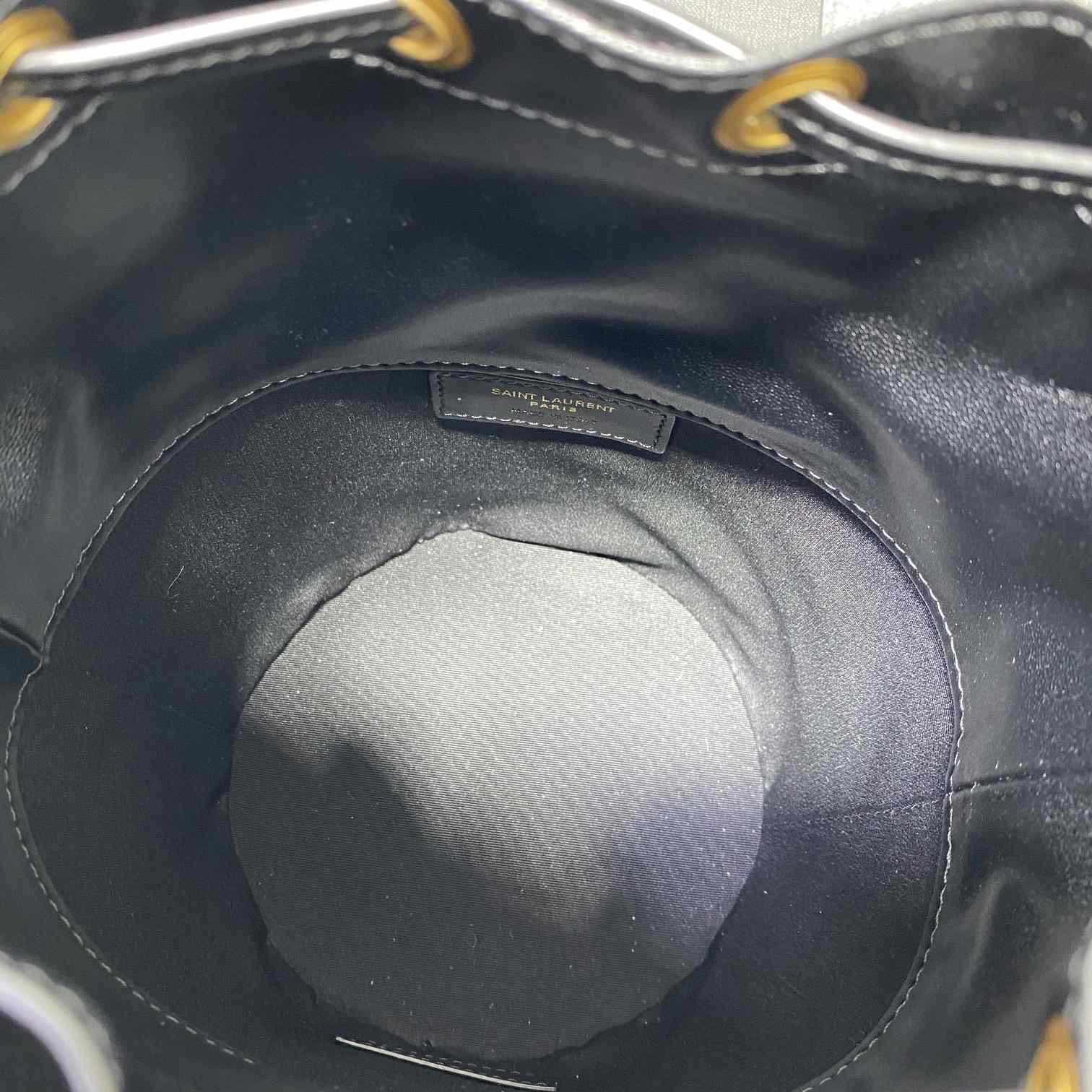 Saint Laurent Crocodile-effect Embossed Bucket Bag(16x26x16cm) - PerfectKickZ
