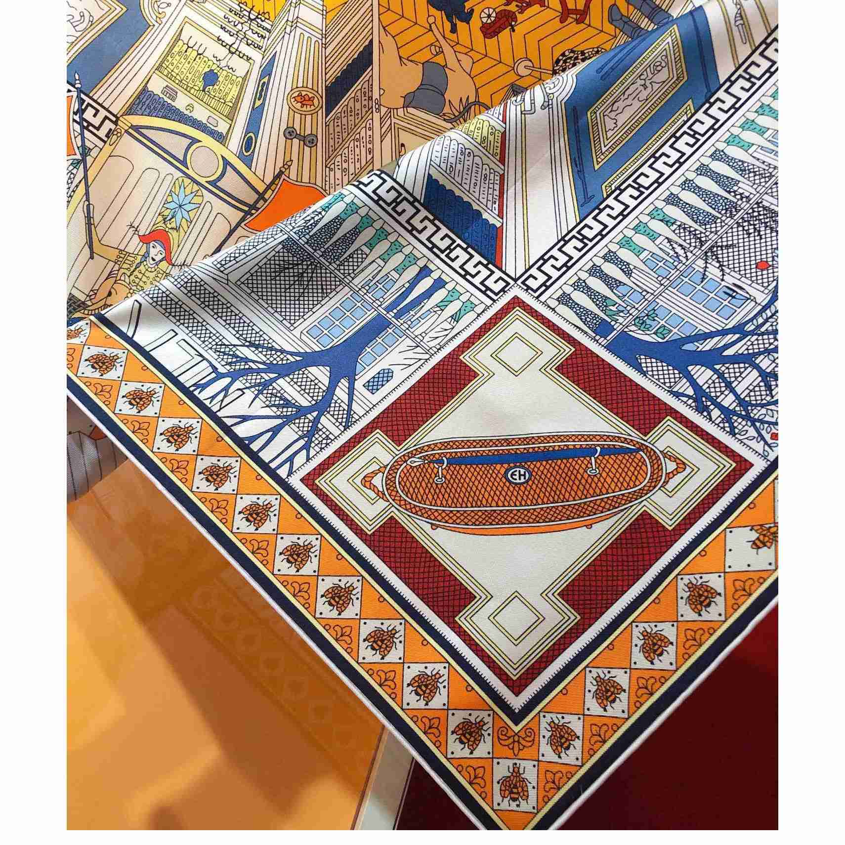 Hermes Objets De Curiosite Scarf 90 - PerfectKickZ