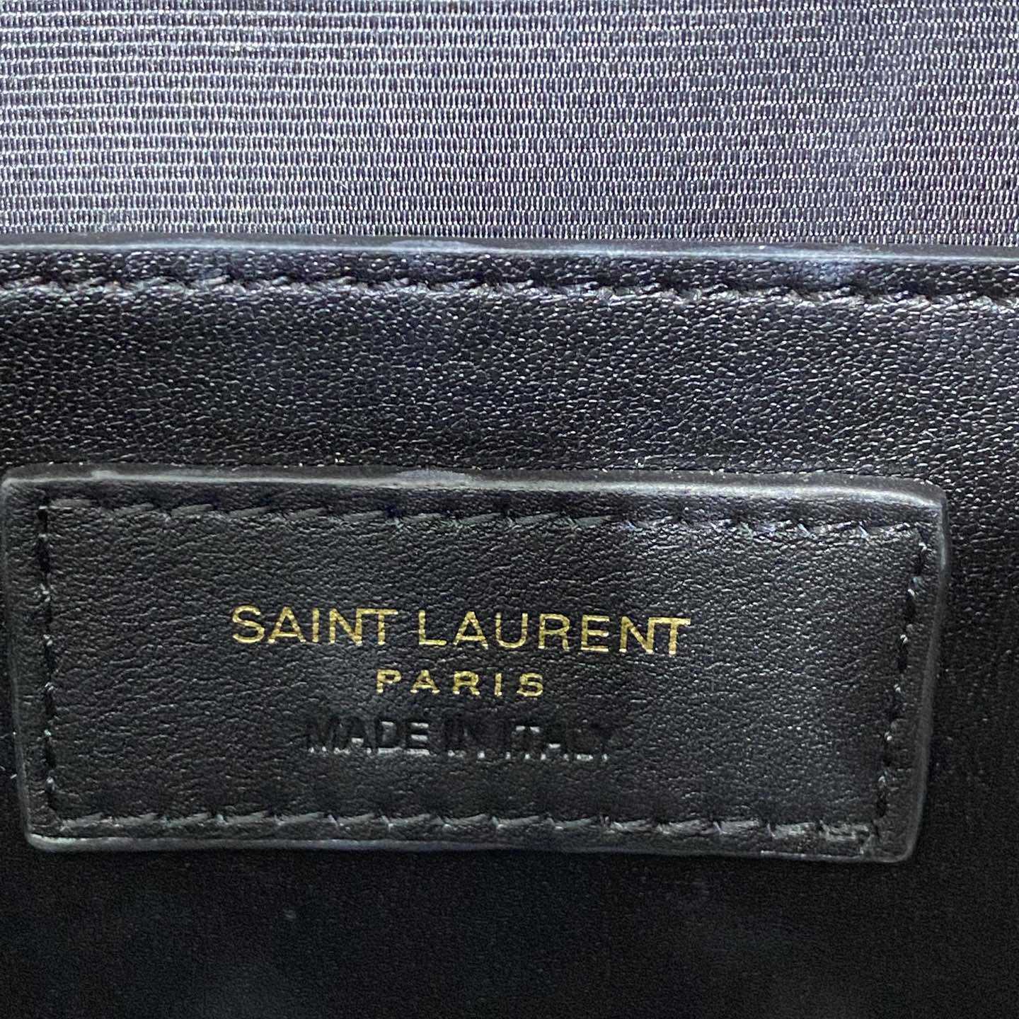 Saint Laurent Manhattan Shoulder Bag In Canvas And Leather - PerfectKickZ
