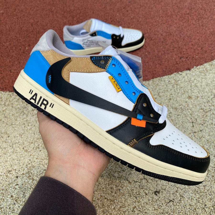  Air Jordan 1 x Off-white Low Sneaker    CZ0790-108 - 